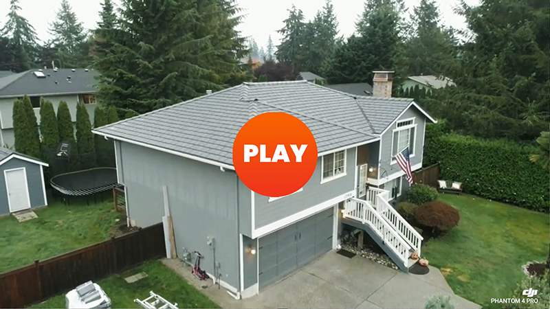 RoofWorks Northwest project video showing a finished residential rubber roof